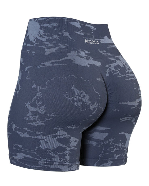 AUROLA Serpentine Shorts - Water Blue / XS