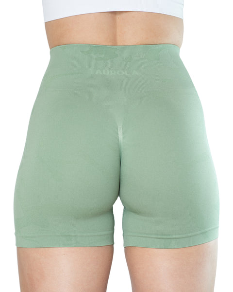 colorfulkoala Color Block Green Athletic Shorts Size XL - 56% off