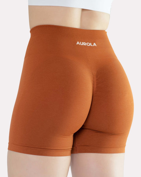 AUROLA Intensify Workout Shorts For Women Seamless Scrunch  Short Gym Yoga Running Sport Active Exercise Fitness Shorts