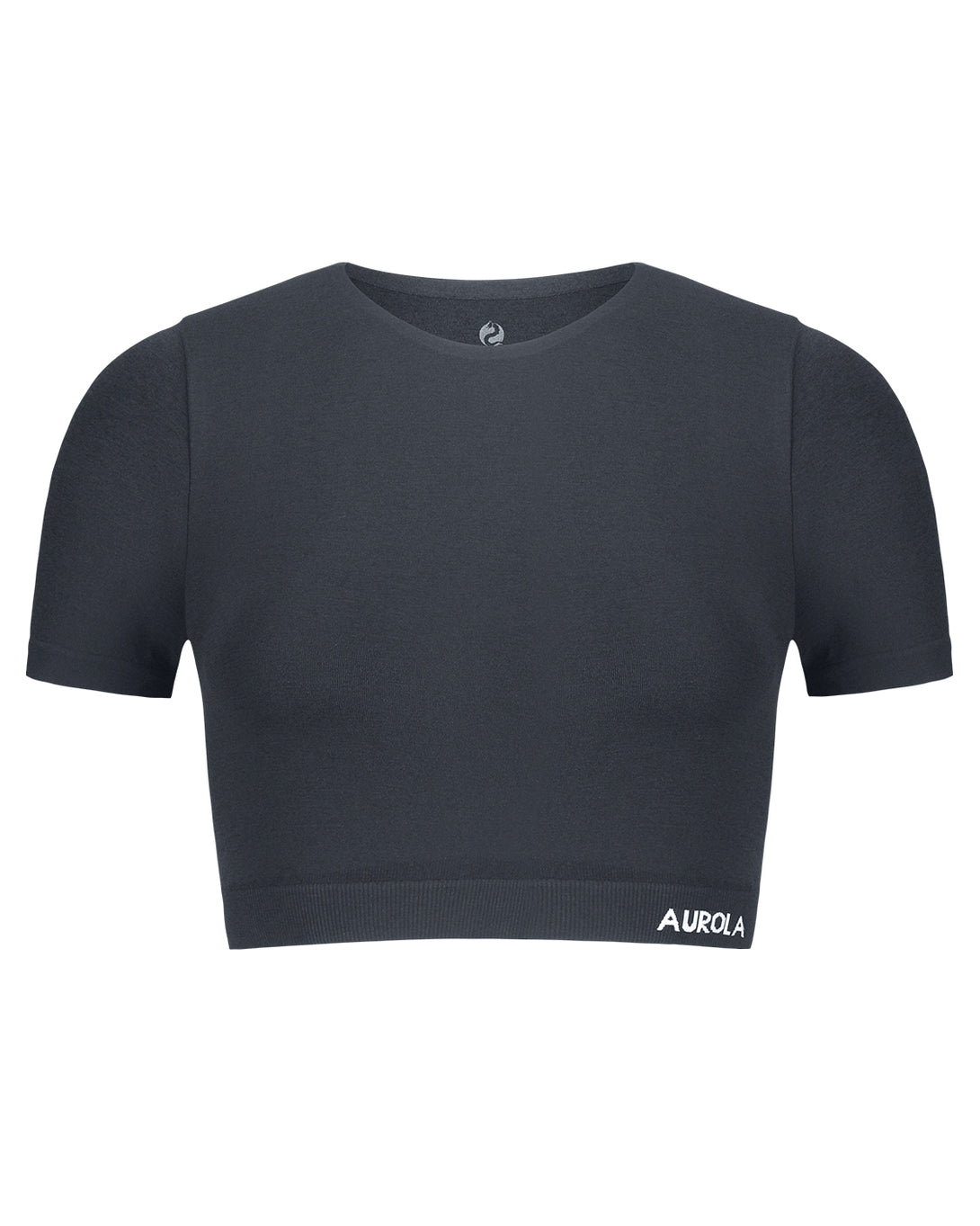 AUROLA Essentials Seamless Short Sleeve Crop Top