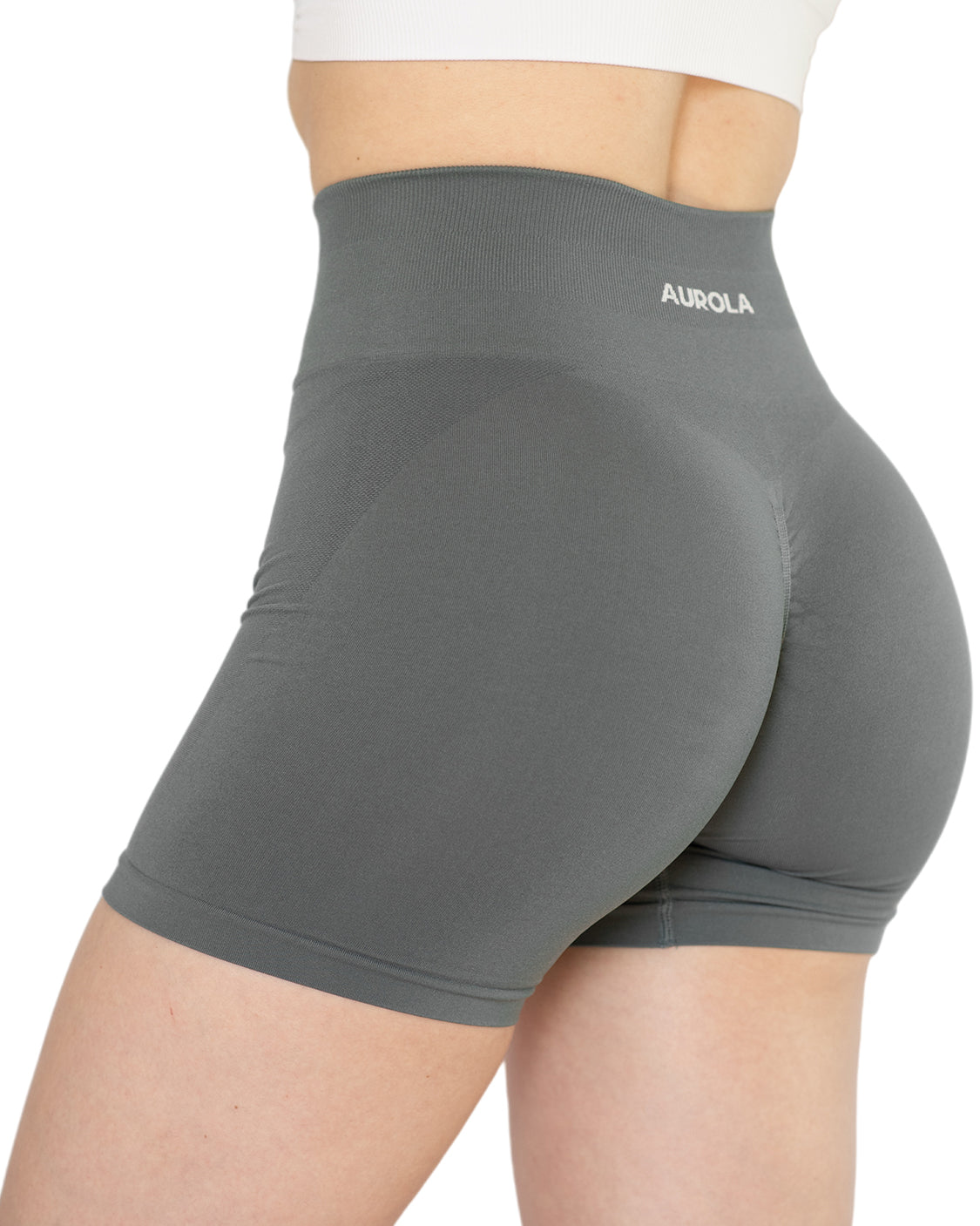 Aurola Gym Shortswomen's High Waist Yoga Shorts - Buttery Soft Stretchy  Gym Biker Shorts
